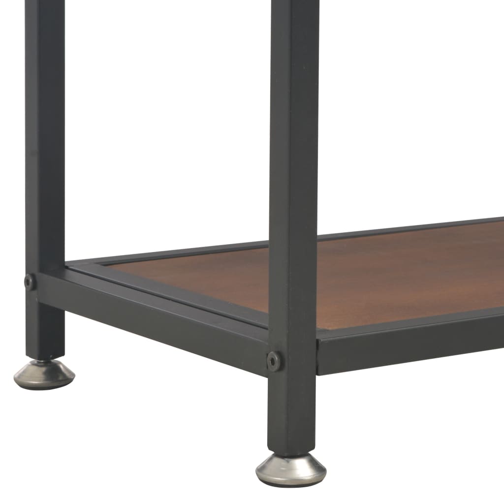 Masă consolă cu 3 sertare, 120x30x76 cm, lemn masiv de brad