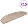 vidaXL Trepimatid 15 tk 56 x 17 x 3 cm Non-Slip Pruunikashall
