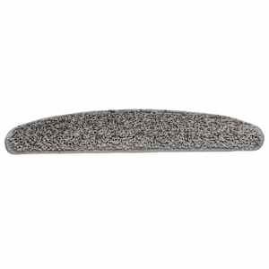 Schodové rohože 15 ks 65 x 21 x 4 cm šedé, půlkulaté, velké - obrázek 4