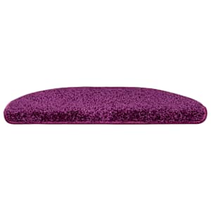Schodové rohože 15 ks 65 x 21 x 4 cm fialové půlkulaté velké - obrázek 5