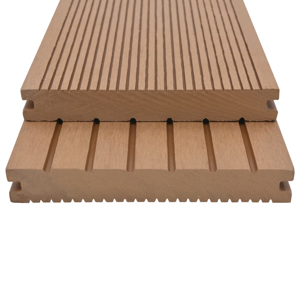 

vidaXL Terrasplanken met accessoires 15 m² 4 m massief HKC teak