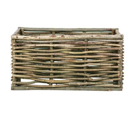 vidaXL Podwyższona donica ogrodowa, 80x40x40 cm, drewno leszczynowe