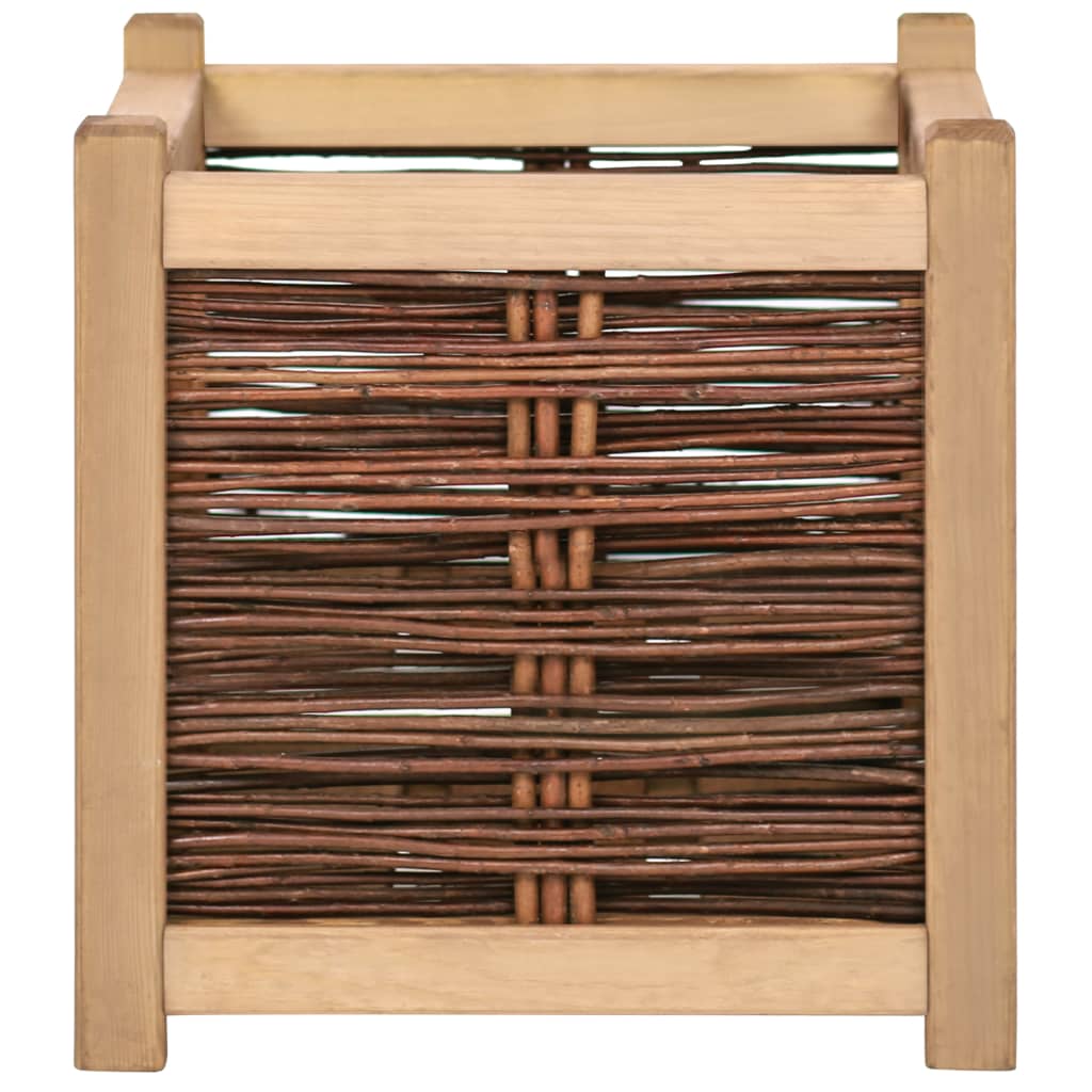 

vidaXL Plantenbak verhoogd 40x40x40 cm massief grenenhout