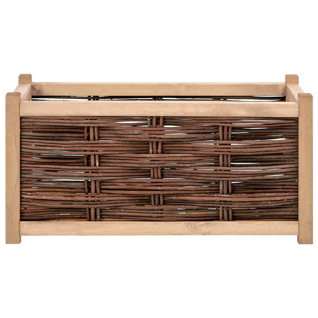 

vidaXL Plantenbak verhoogd 80x40x40 cm massief grenenhout