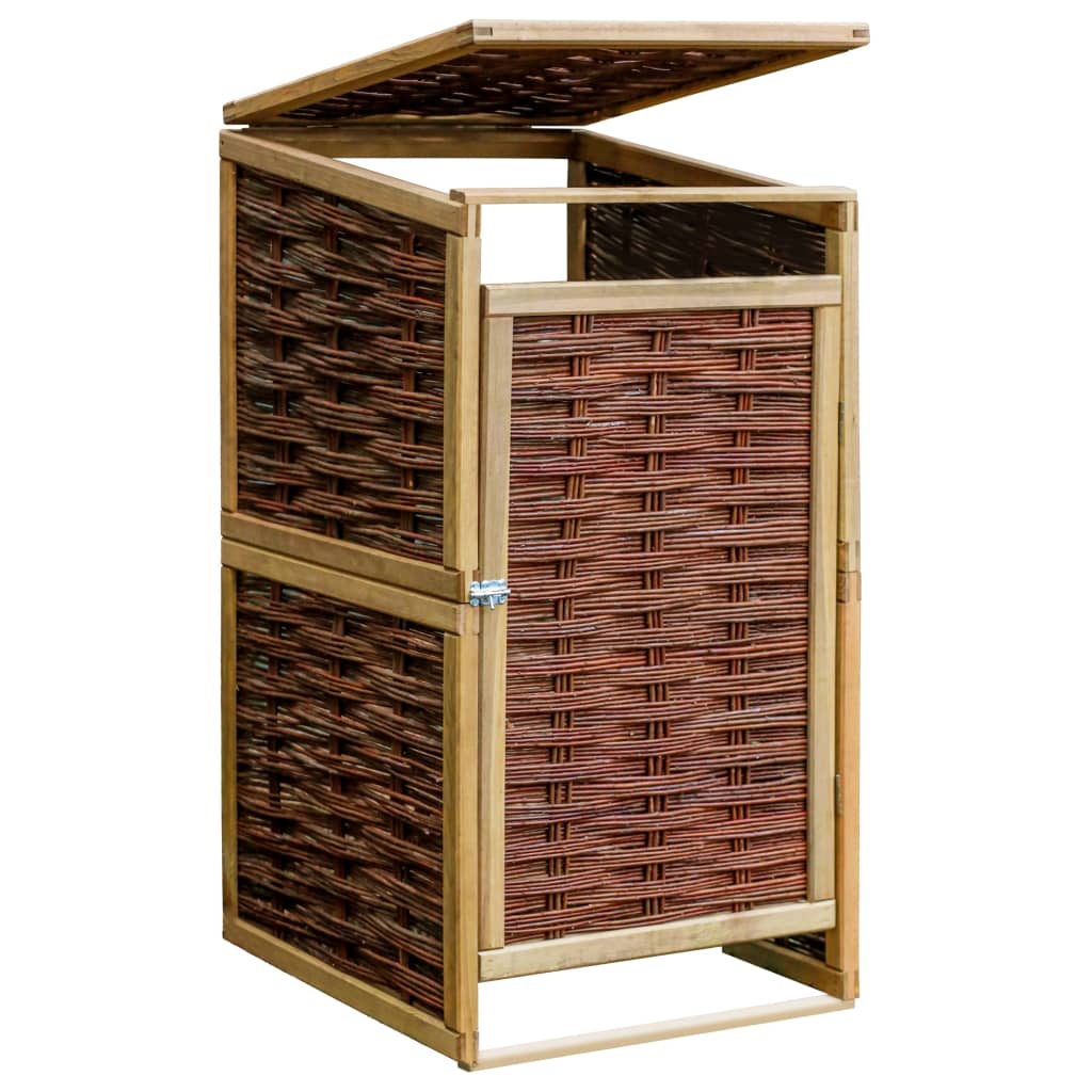 

vidaXL Containerberging enkel grenenhout en wicker