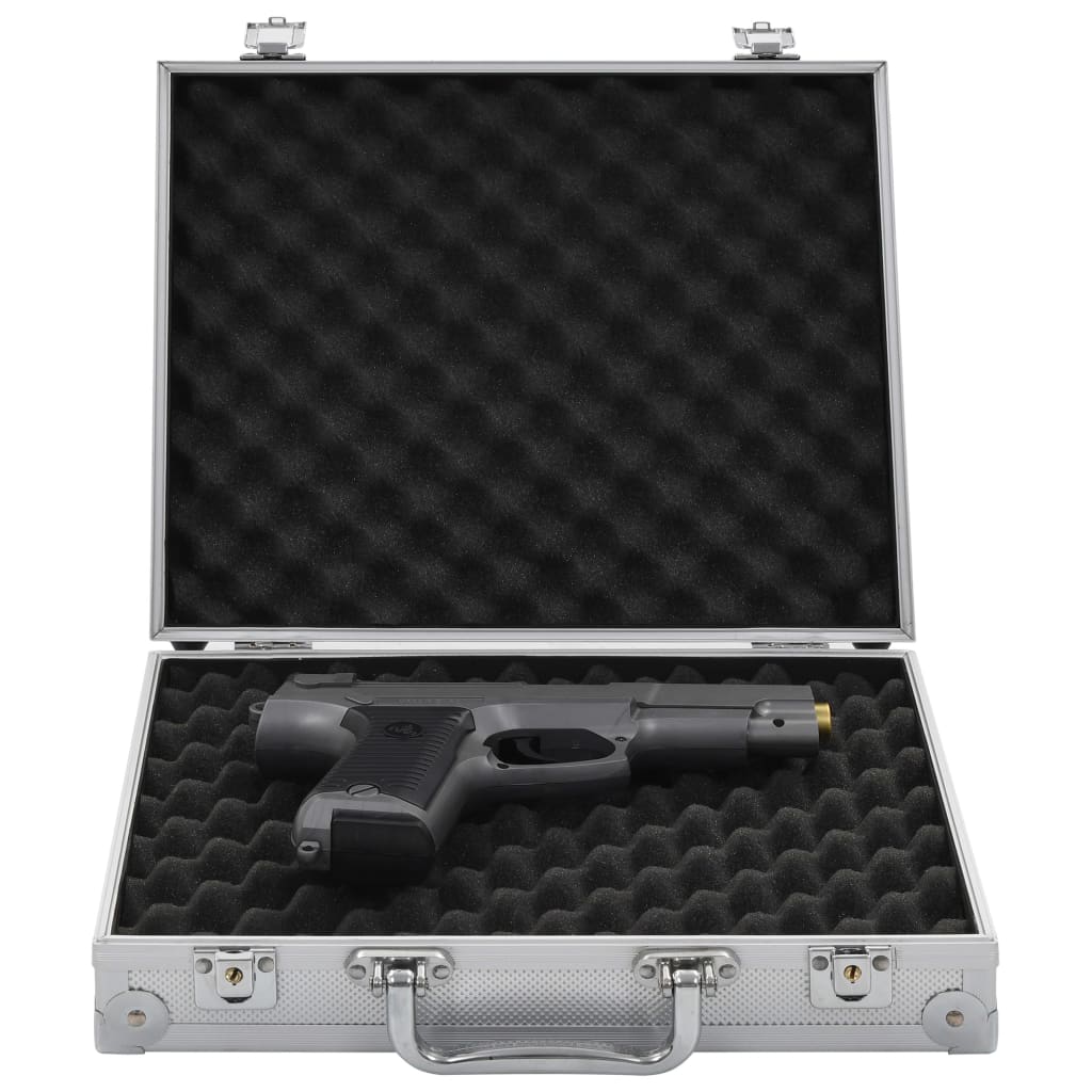 Kufr na zbraň hliník ABS stříbrný
