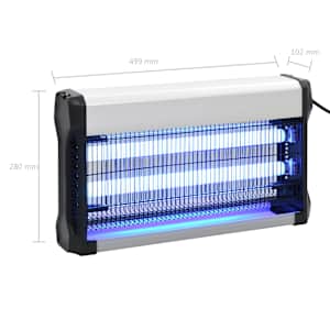 Lapač hmyzu černý hliník ABS 30 W - obrázek 10