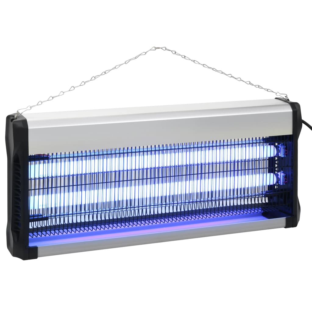 

vidaXL Vliegendoder 40 W aluminium ABS zwart