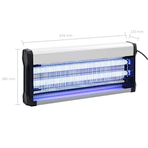 Lapač hmyzu černý hliník ABS 40 W - obrázek 6