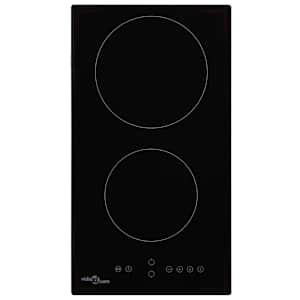 Keramična kuhalna plošča z 2 gorilnikoma na dotik 3000 W