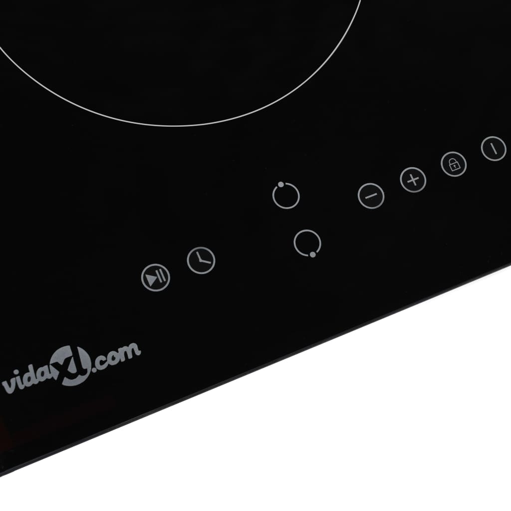 Ceramic Hob With 2 Burners Touch Control 3000 W VidaXL 13 width=274