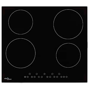 vidaXL keraamiline pliit 4 plaadiga, puutetundlik, 6000 W