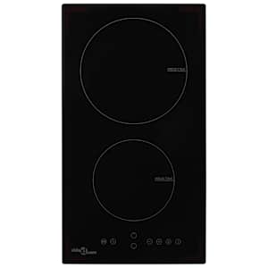vidaXL induktsioonpliit 2 plaadiga, puutetundlik klaas 3500 W