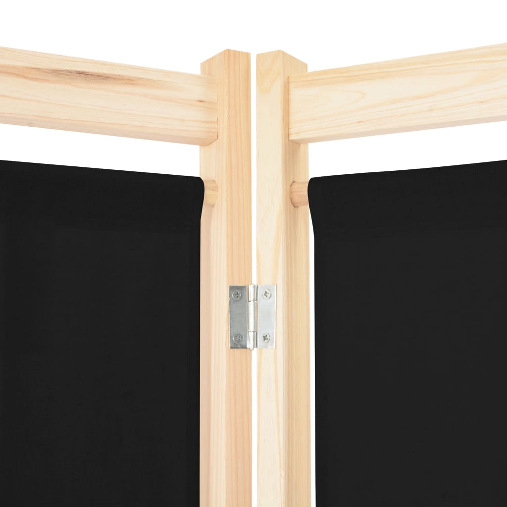 vidaXL Solid Acacia Wood 6-Panel Room Divider/Trellis 94.5"x66.9" Screen Panel