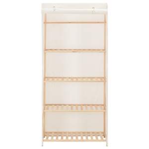 vidaXL Wardrobe White 79x40x170 cm Fabric