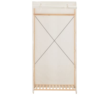 vidaXL &Scaron;atn&iacute;k biely 79x40x170 cm l&aacute;tkov&yacute;