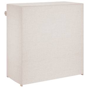Botník s potahem bílý 79 x 40 x 80 cm textil - obrázek 6