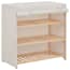  vidaXL fehér szövetborítású cipősszekrény 79 x 40 x 80 cm termék 2. képe