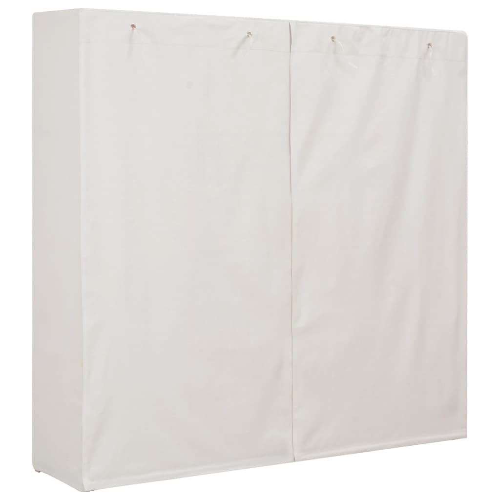 Thumbnail - vidaXL Kleiderschrank Weiß 173 x 40 x 170 cm Stoff