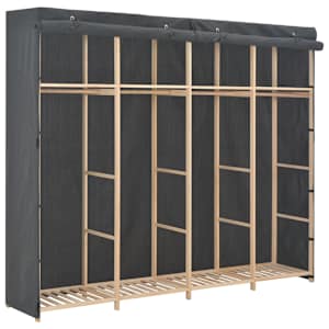 vidaXL garderoob, hall, 200 x 40 x 170 cm, kangas