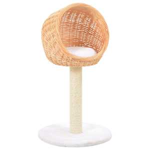 Mačje drevo s praskalniki iz sisala naravna vrba in les