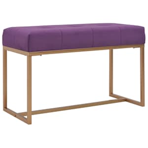 vidaXL pink 80 cm, lilla, samet