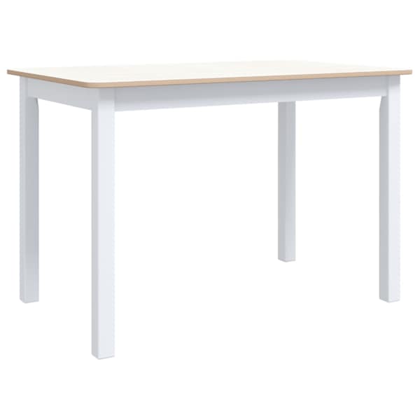 vidaXL s&ouml;&ouml;gilaud, valge ja pruun, 114 x 71 x 75 cm, kaut&scaron;ukipuit