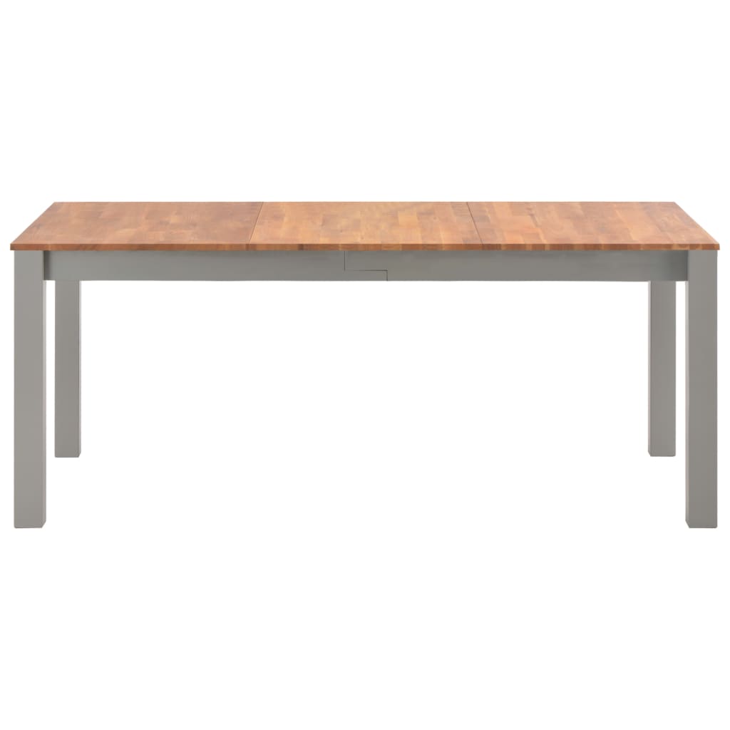 vidaXL Dining Table 180x90x74 cm Solid Oak Wood