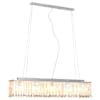 vidaXL laelamp kristallhelmestega, h&otilde;bedane, 104 cm, E14