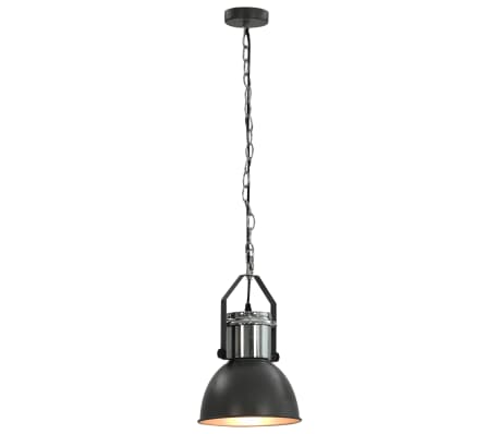 vidaXL Ceiling Lamp 2 pcs Grey Round E27
