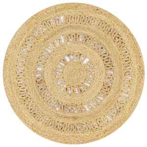 Preproga iz ročno pletene jute 90 cm