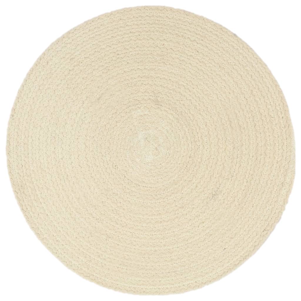  Prestierania 4 ks prírodné 38 cm bavlnené okrúhle