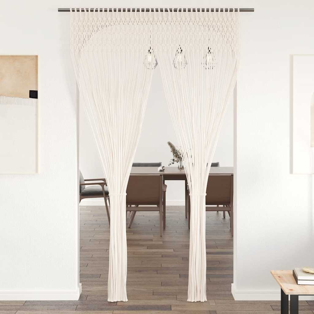 vidaXL Perdea macrame, 140 x 240 cm, bumbac