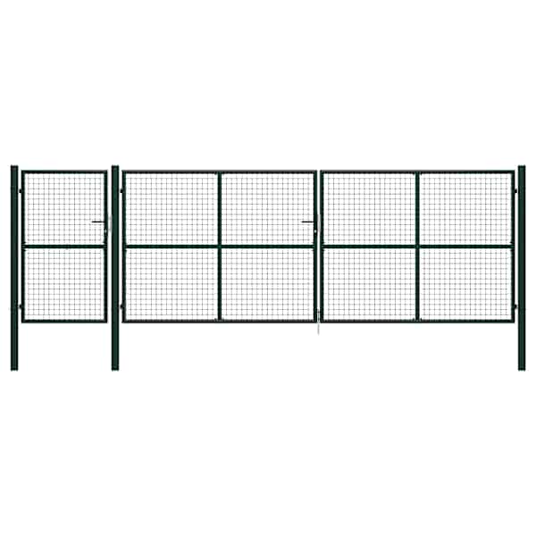 vidaXL aiav&auml;rav, terasest, 500 x 150 cm, roheline
