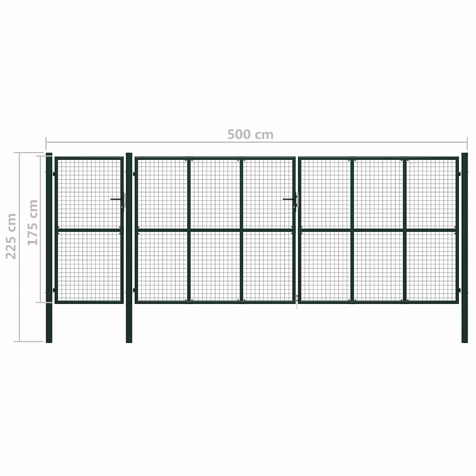 Tara aed lukuga Roheline 175 cm Teras 5 Kõik vajalik sinu aeda ja koju! Tara aed lukuga Roheline 175 cm Teras - Image 5