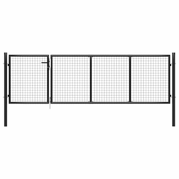 vidaXL aiav&auml;rav, terasest, 350 x 100 cm, antratsiithall