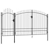 vidaXL aiav&auml;rav, Woerden, terasest, 1,95 x 4 m, must