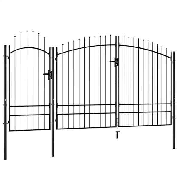 vidaXL aiav&auml;rav, Woerden, terasest, 1,95 x 4 m, must