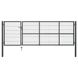vidaXL aiav&auml;rav postidega, terasest, 350 x 100 cm, antratsiithall