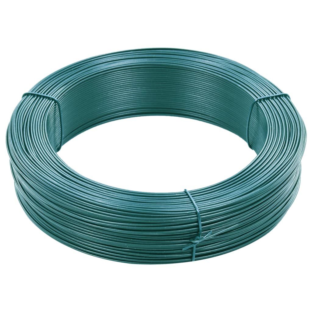 Zöldesfekete acél kerítésösszekötő drót 250 m 0,9/1,4 mm 