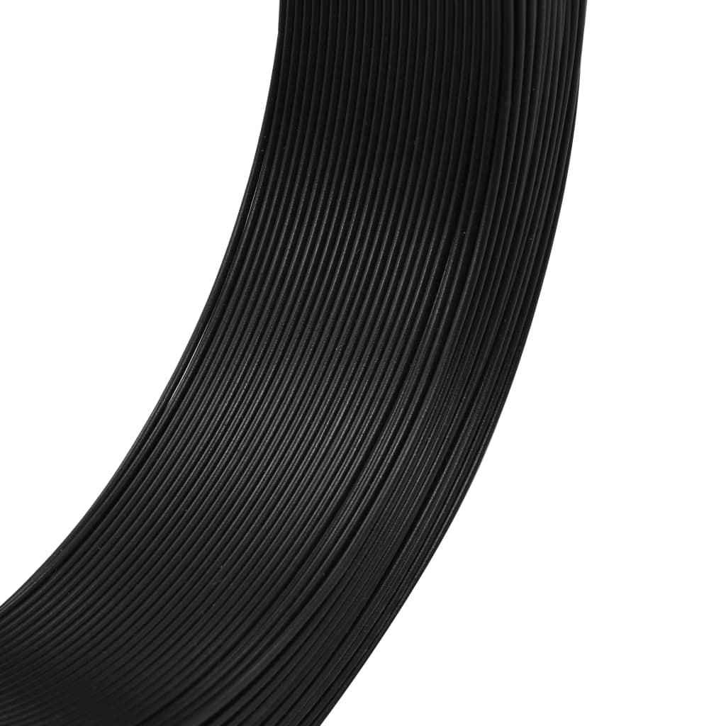 vidaXL Viazací drôt na oplotenie 250 m 1,6/2,5 mm oceľový antracitový