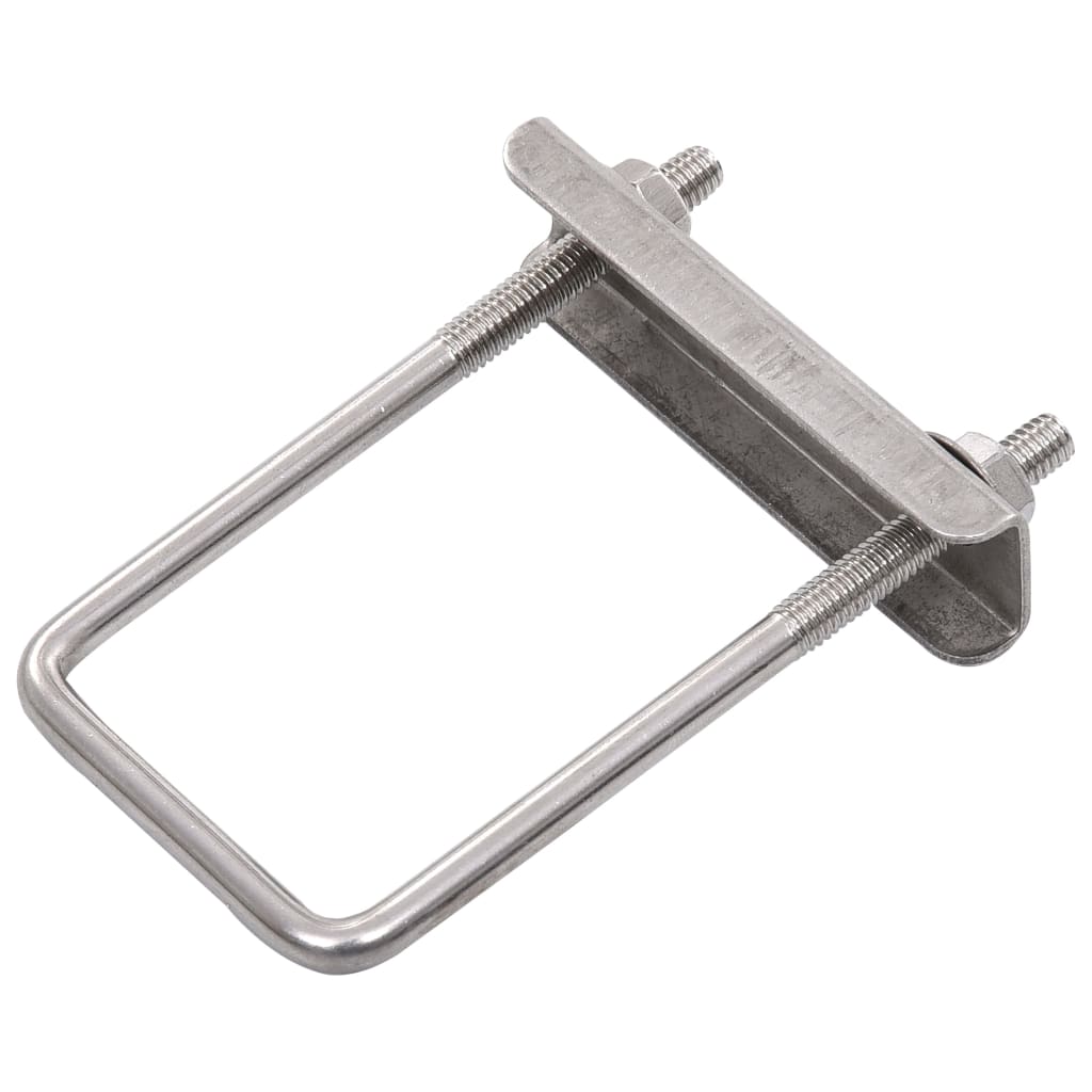 vidaXL Konektor v tvare U pre plotový stĺpik 60x40 mm 25 sád
