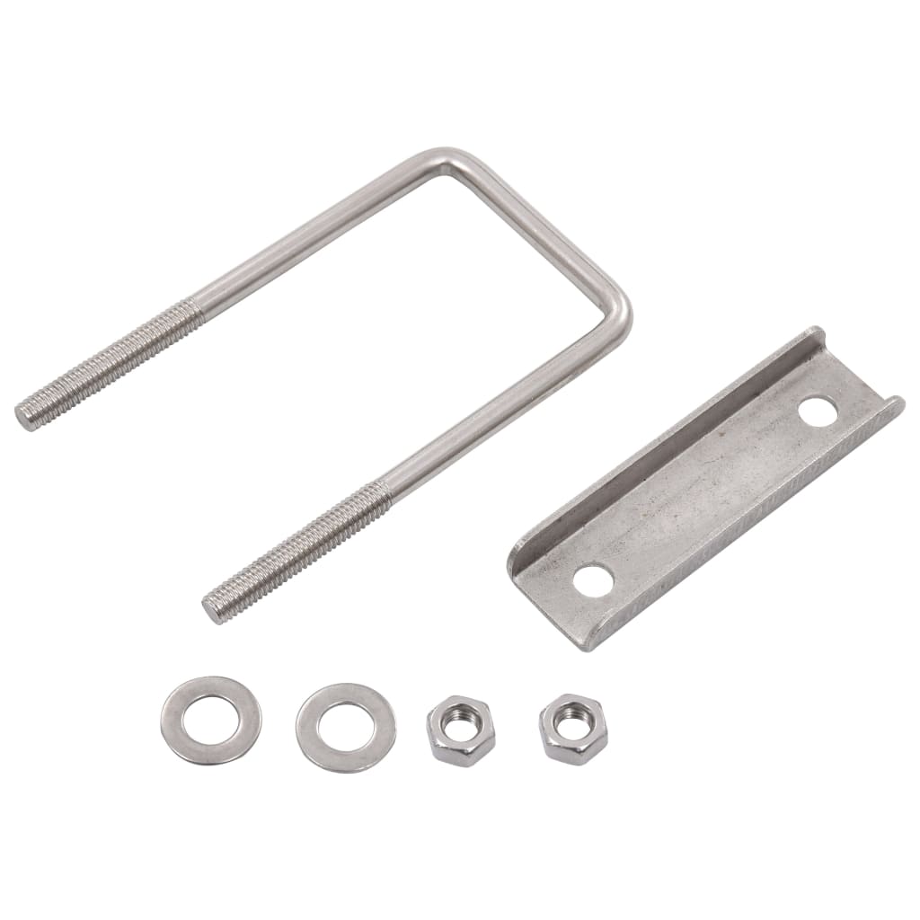 Thumbnail - vidaXL U-Bügel für Zaunpfosten 25 Sets 60 x 40 mm