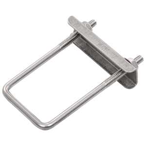Spona U pro plotový sloupek 60 x 40 mm 25 setů - obrázek 2