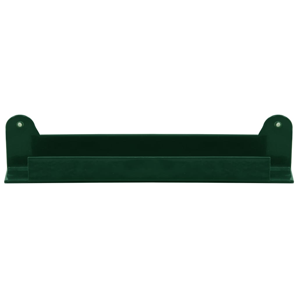 vidaXL Tope de puertas para cancelas verde 310x40x37 mm