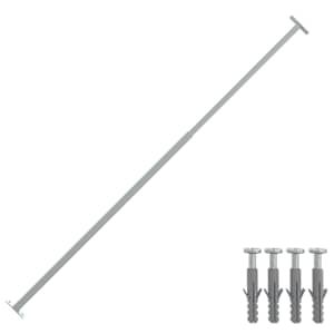 vidaXL reguleeritav turvaaknatrell, 710&ndash;1200 mm