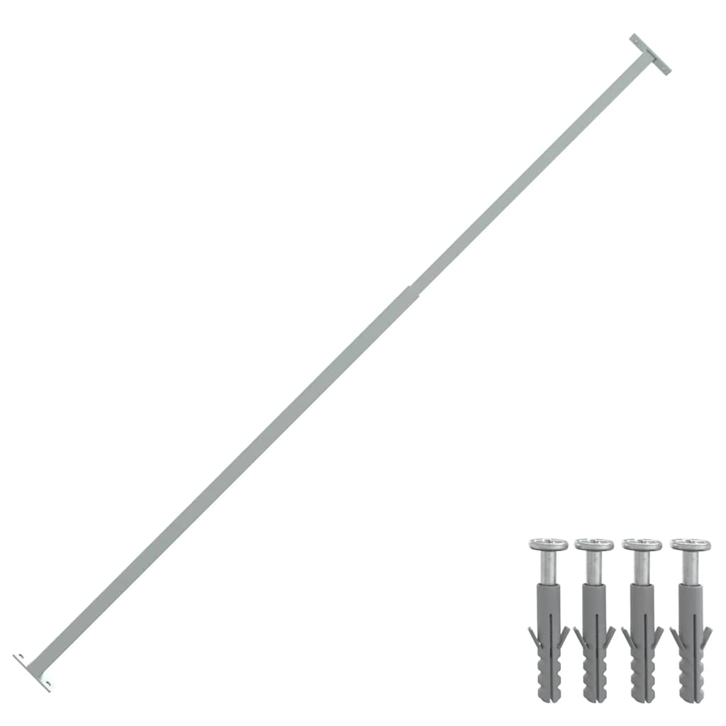 vidaXL Nastavitelná bezpečnostní zábrana na okno 710–1 200 mm