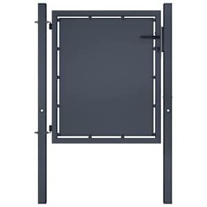 vidaXL aiav&auml;rav, terasest, 100 x 75 cm, antratsiit