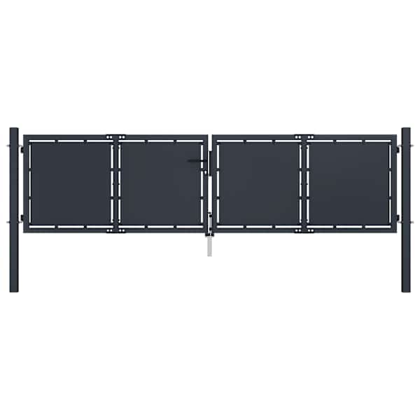 vidaXL aiav&auml;rav, terasest, 300 x 75 cm, antratsiithall