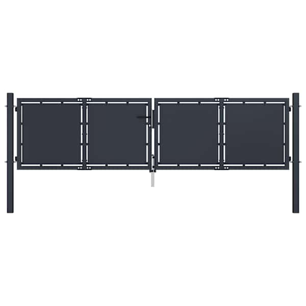 vidaXL aiav&auml;rav, terasest, 300 x 100 cm, antratsiithall